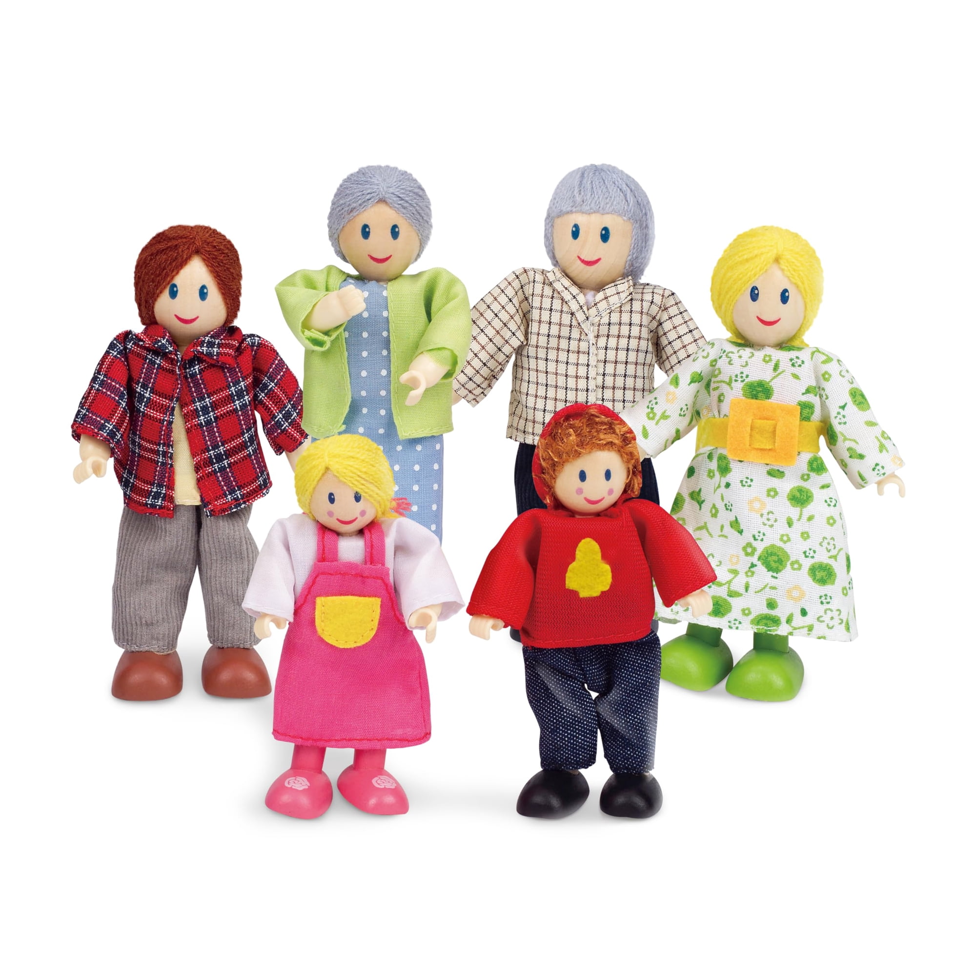 Set De Casa De Muñecas Hape Ganador Del Premio Happy Family Con Accesorios