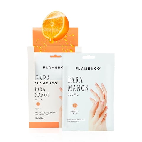 Flamenco - Mascarilla Blanqueadora Para Manos De Vitamina C