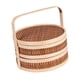 thumbnail image 4 of Cesta De Bambú Contenedor De Transporte De Viaje Portátil Para Pasteles, Aperitivos Y Frutas, 4 of 5