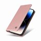 thumbnail image 3 of Funda Billetera de Cuero para iPhone 15 Pro con Tarjetero y Soporte - Tapa Magnética Rosa, 3 of 6