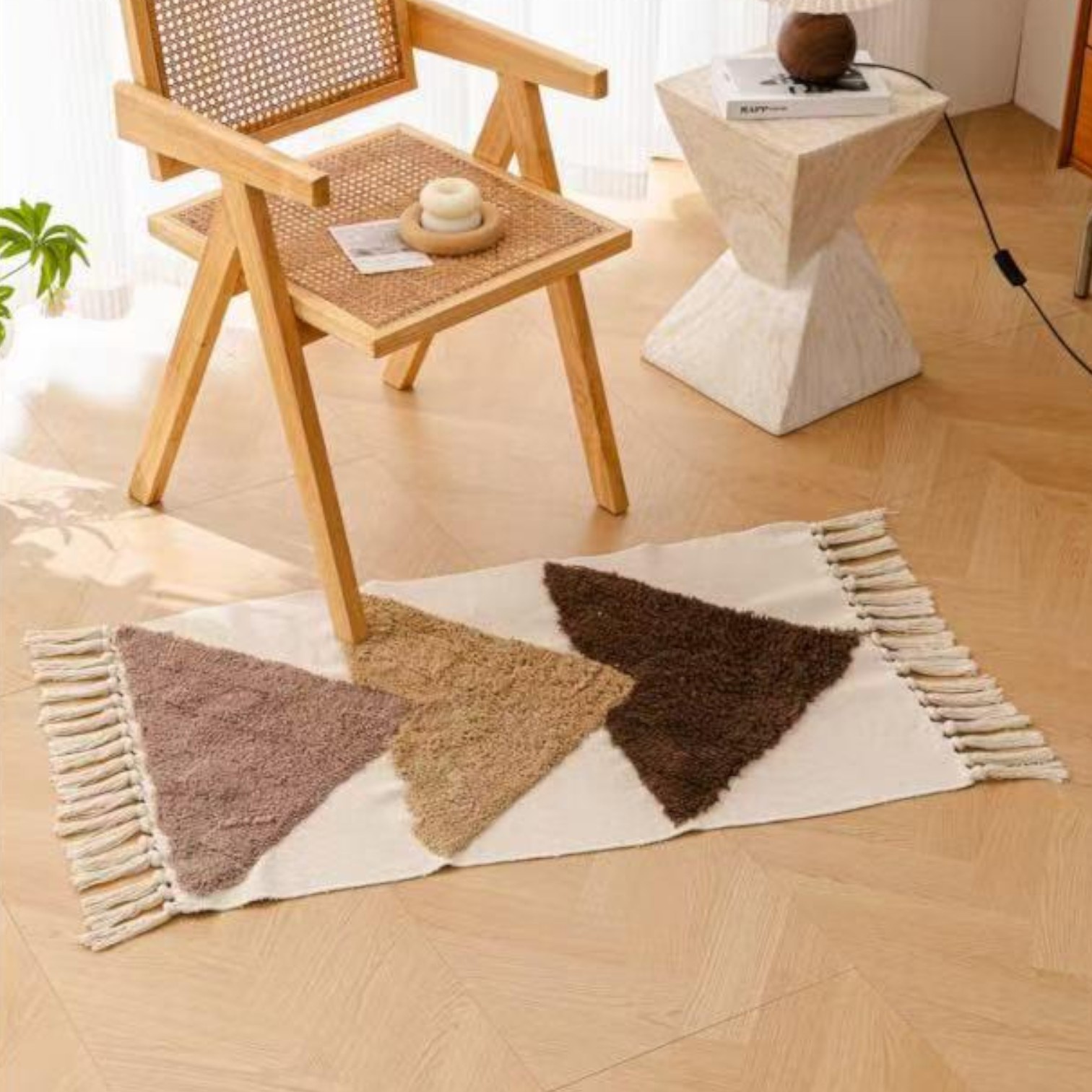 Top Lucky - Bajada De Cama Bordada Kilim De Estilo Etnico 60X90Cm Md75