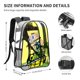 thumbnail image 3 of Johnny Testmochila Transparente Temática Resistente Y Duradera Bolsa See through Para Trabajo Deporte Universidad Y Viaje 31 × 43 Cm, 3 of 6