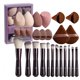 thumbnail image 1 of Set de Brochas de Maquillaje BS-MALL 26 Piezas con Esponjas Incluidas, 1 of 9