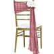 thumbnail image 1 of Xiao Hua Correa de Respaldo de Asiento Rosa Profundo -1 Pieza, Cinturón de Silla Preatado de 108.27 X 15.75 Pulgadas, Adecuado para Decoración de Silla de Iglesia Ceremonia de Boda en Jardín para, 1 of 7