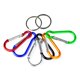 thumbnail image 3 of Mosquetón con clip Wobe, 30 unidades, puerta con resorte con anillo en D, 3 of 6