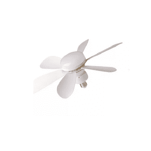 Genérico - Foco Lámpara Led Ventilador Flor De Techo 40W Con Control Blanco
