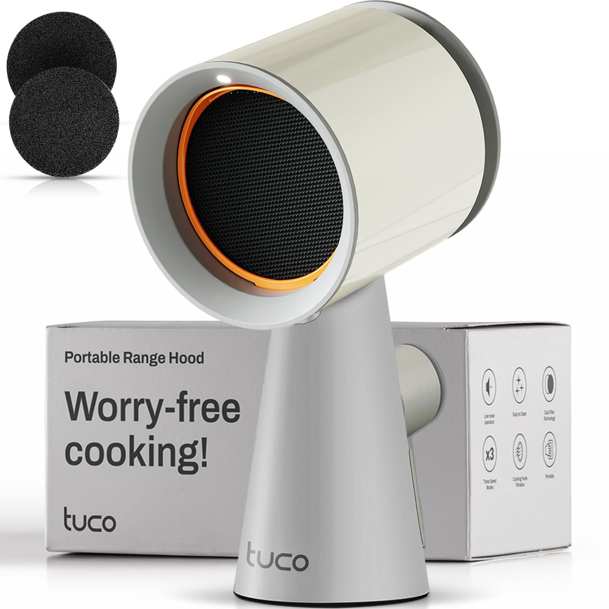 Ventilador De Escape De Cocina De Escritorio Tuco Portátil Con Campana Extractora