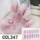 thumbnail image 1 of Y2K Spring Summer 3D Nail Strips Glossy Nail Strips Fashion Full Wraps Nail Polish Sticker Self Adhesive Nail Art Decal Strip For Women Nail Art DIY, 1 of 3