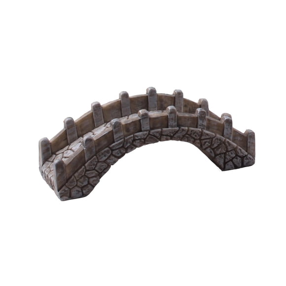 Estatuilla De Puente De Arco En Miniatura, Resina Decorativa, Escultura De Bonsái De Rocalla DIY Con Barandillas