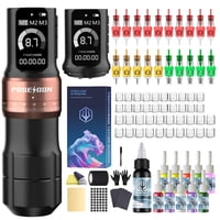 Vidattx - Kit De Pistola De Tatuaje Poseidon Wireless Machine 7 Strokes Con Accesorios