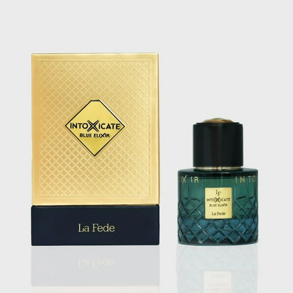 Perfume Hombre Khadlaj La Fede Intoxicate Blue Elixir EDP 100ml - Elixir Azul