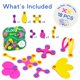 thumbnail image 2 of Juguete magnético Clixo Itsy para niños, flexible y duradero, 18 piezas, 2 of 7