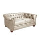 thumbnail image 3 of Sofa Florencia 2 Cuerpos Cuero Colorado Beige, 3 of 5