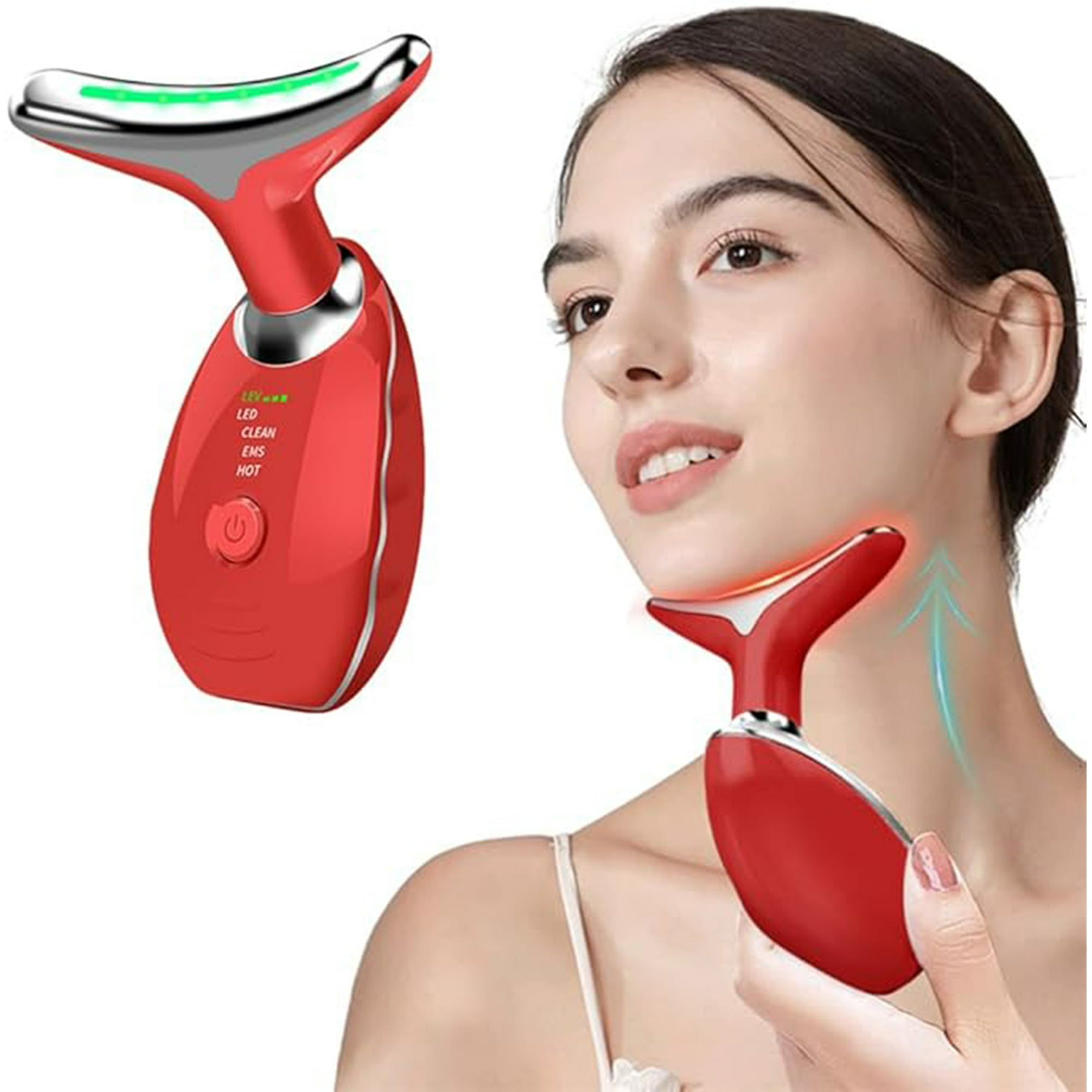 Veatool - Masajeador Facial Cuello Antiarrugas Masajeador De Belleza Para Estirar Y Levantar La Piel Masajeador De Vibración De Piel Anti