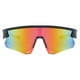 thumbnail image 1 of POLASUP GAFAS LENTES DE SOL Gafas de sol deportivas con lentes iridiscentes rojo-naranja y montura negra con detalles rojos. Diseño aerodinámico, protección UV 400. Ideales para ciclismo, 1 of 6