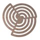 thumbnail image 3 of Regla Circular, Plantilla De Corte De Esquina De Cuero Redonda, Herramienta Artesanal De Cuero DIY, Estilo A, 3 of 5