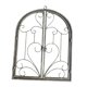 thumbnail image 4 of Marco De Ventana Arqueado Con Pergamino De Metal Para Decoración De Pared, Imitación óxido, Para Puerta De Entrada De Jardín., 4 of 5