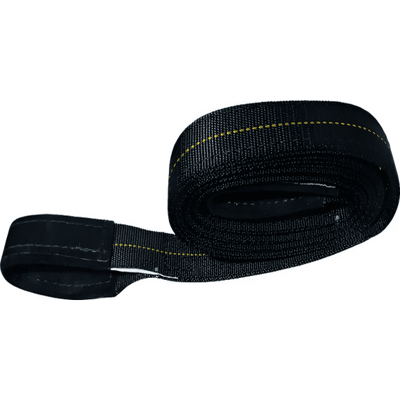 Eslinga Negra Para Eventos 25mm X 2 Capas X 1 Mt 1000 Kilos Negro