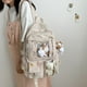 thumbnail image 3 of Waterproof Teenage Nylon Book Bag Multifunctional Nylon Large Capacity School Bag Travel Backbag Teenage, 3 of 3