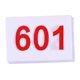 thumbnail image 1 of Babero Para Correr Números De Competidor Ligeros Para Gimnasia Baloncesto Fútbol 601 A 700, 1 of 5