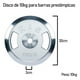thumbnail image 2 of Pack 2 Disco Preolímpico 10kg C/u Cromado Profesional Agarre, 2 of 8