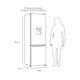 thumbnail image 3 of Refrigerador Libero Bottom Freezer Frío directo / LRB-270SDNW 262 Litros, 3 of 5