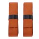 thumbnail image 2 of 2x raqueta de tenis agarre antideslizante que absorbe el sudor envolver cinta mango marrón, 2 of 5