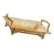 thumbnail image 3 of Soporte De Bandeja De Fruta Dorada De Metal Bandeja De Tocador Para Decoración De Baño De Cocina 41x25cm, 3 of 3