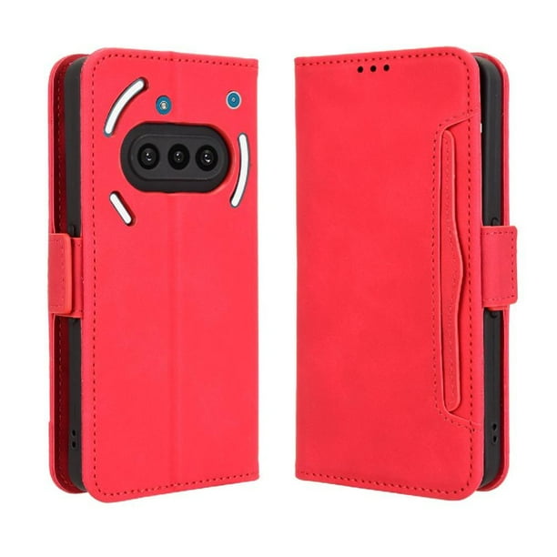 Funda Tipo Billetera FOXDOCK para Nothing Phone 3A – Tapa Flip con Tarjetero