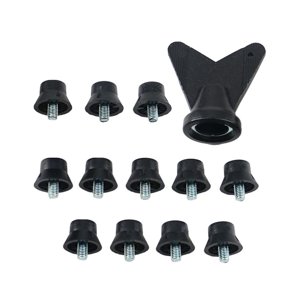 Ioensy - Tacos De Repuesto Para Botas De Fútbol Estables, 12 Uds., Para Deportes De Interior Y Exterior