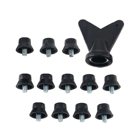Ioensy - Tacos De Repuesto Para Botas De Fútbol Estables, 12 Uds., Para Deportes De Interior Y Exterior