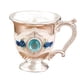 thumbnail image 5 of Vasos De Copa De Vino Que Tallan La Copa De Cóctel Del Patrón Para La Decoración Casera Azul Plateado, 5 of 5