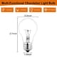 thumbnail image 2 of Bombilla incandescente NABKRA 60W A19 regulable 2700K blanco cálido, 2 of 9