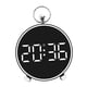 thumbnail image 1 of Reloj despertador digital con pantalla de fecha y temperatura, modo de ahorro de energía moderno con luz ambiental, calendario para dormitorio, mesita Blanco, 1 of 5