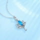 thumbnail image 2 of Collar flor de loto plata 925, 2 of 3