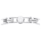 thumbnail image 4 of Pulsera de tenis Swarovski Una Angelic con cristales transparentes, 4 of 7