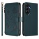 thumbnail image 2 of Funda Cartera Mariposa para [Samsung Galaxy A55 5G] con Soporte y Cremallera Verde oscuro, 2 of 6