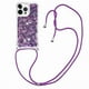 thumbnail image 3 of Funda FOXDOCK para iPhone 16 Pro con Cuerda Ajustable, Brillo Líquido, Protección Antigolpes y Lente – Ideal para Regalo, 3 of 6