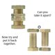 thumbnail image 4 of Puzzle Bepuzzled Nutcase Hanayama, rompecabezas de metal, nivel 6, 4 of 8