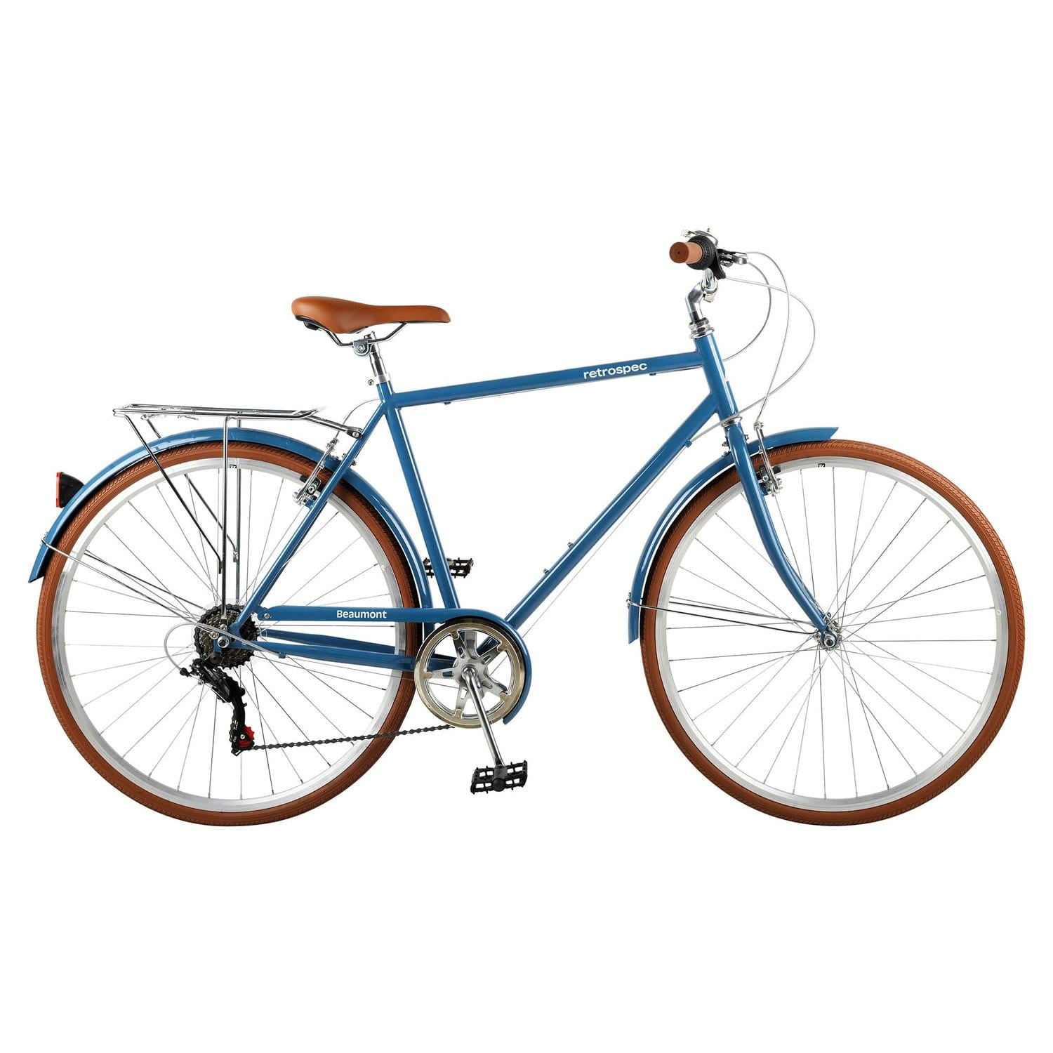 Retrospec - Bicicleta De Paseo Beaumont - 7 Velocidades Azul S