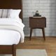 thumbnail image 4 of Mesa de noche Landon de madera caoba de Crosley Furniture, 4 of 9