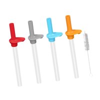 Bothyi - 4 Pajitas De Repuesto Para Beber, Pajitas Para Niños, Botellas Y Vasos.