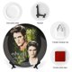 thumbnail image 3 of Crepúsculo Plato decorativo de porcelana fina (bone china), plato decorativo de cerámica para hogar, oficina, soporte de pared, platos decorativos para dormitorio - 6 pulgadas (15 cm), 3 of 6
