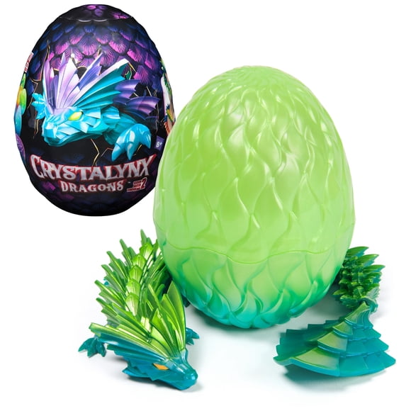 Juguete coleccionable de dragón articulado CrystaLynx Dragons 32 cm