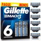 thumbnail image 1 of Repuesto Máquina Afeitar Gillette Mach3 Carbono, 6 Un, 1 of 5