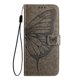 thumbnail image 2 of Funda cartera mariposa para Samsung Galaxy A04s con soporte y ranuras para tarjetas Gris, 2 of 5