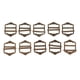thumbnail image 4 of 10pcs correas de metal deslizante hebilla ajustador de cinta para las correas de los accesorios del bolso, 4 of 5
