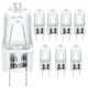 thumbnail image 1 of Bombillas para microondas HUTUDAN 130 V 50 W, halógenas, paquete de 8, 1 of 7