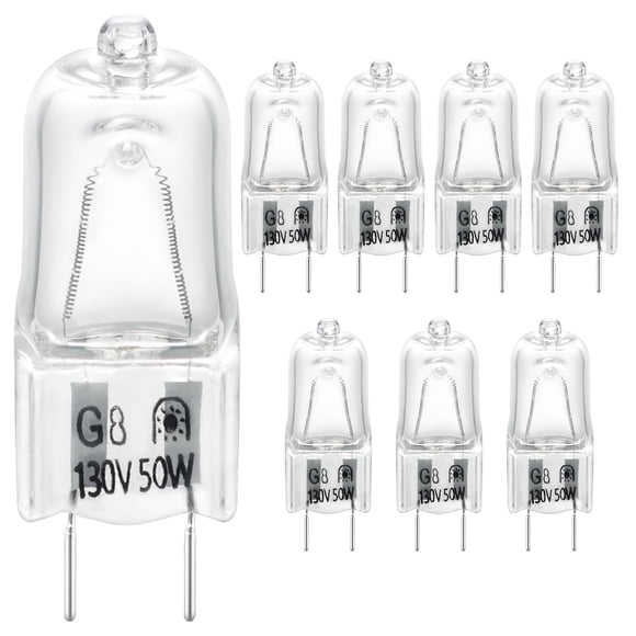 Bombillas para microondas HUTUDAN 130 V 50 W, halógenas, paquete de 8