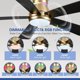 thumbnail image 2 of Ventilador Surtime 8968 117 cm bajo perfil RGB motor DC, 2 of 3